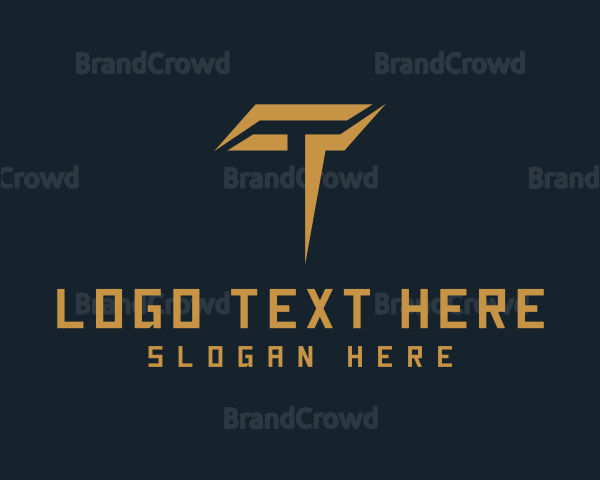 Professional Letter T Agency Logo