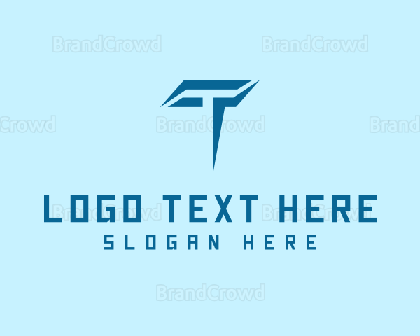 Professional Letter T Agency Logo