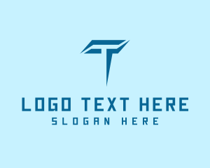 Professional Letter T Agency  logo design