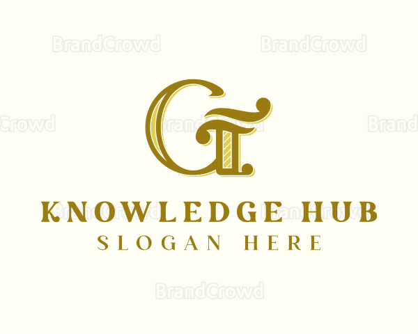 Golden Letter G Business Logo