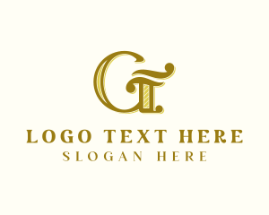 Letter G - Golden Letter G Business logo design