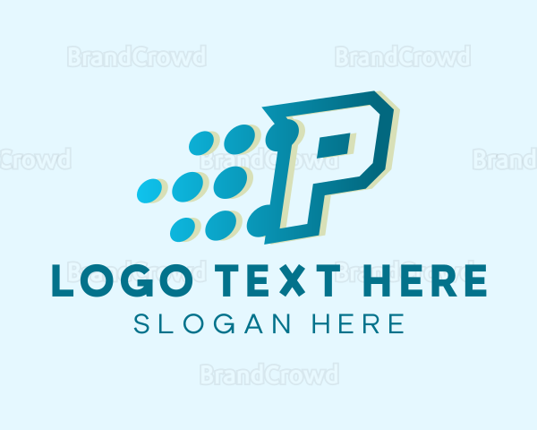 Modern Tech Letter P Logo
