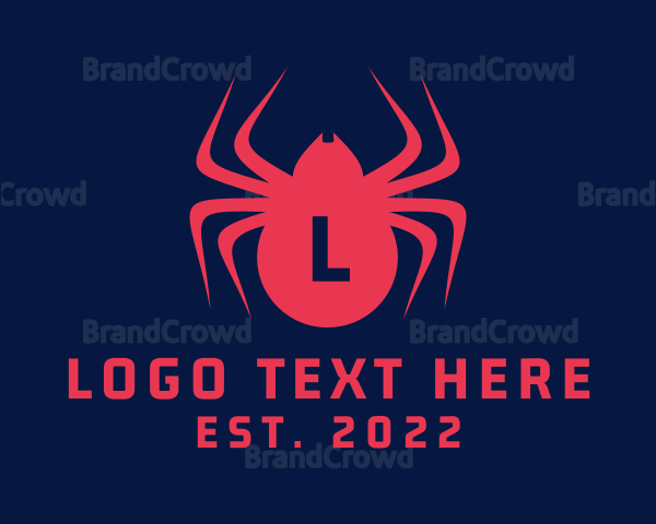 Insect Spider Pesticide Logo