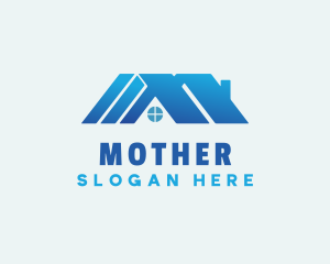 Roofing - Roof House Renovation logo design