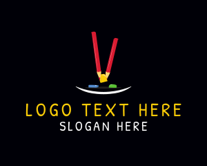 Stationery - School Pencils & Erasers logo design