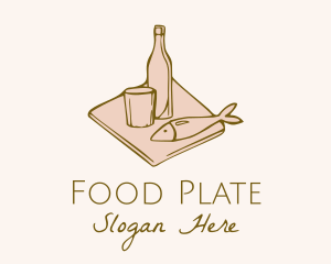 Plate - Food & Drink Meal logo design