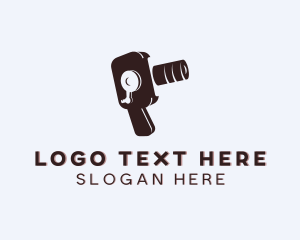Videographer - Videographer Camera Lens logo design