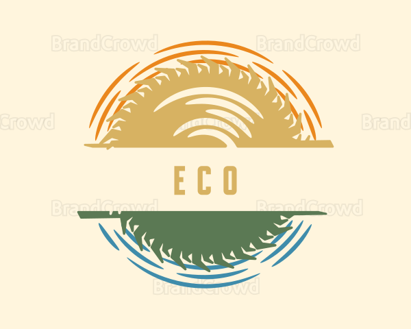 Circular Saw Carpentry Logo