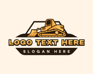 Mechanical - Construction Machine Loader logo design