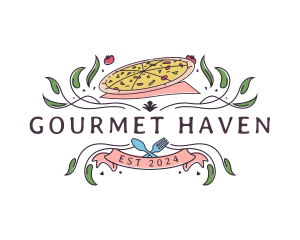 Restaurant Pizza Cuisine logo design