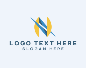 Business - Tech Startup Letter N Business logo design