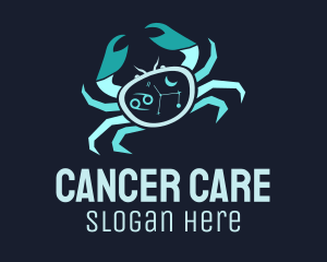 Cancer - Cancer Horoscope Astrology logo design