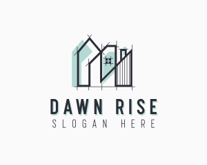 High Rise Building Architecture logo design