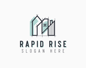 High Rise Building Architecture logo design