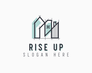 High Rise Building Architecture logo design