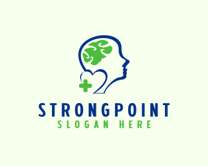 Neurologist - Head Mental Health logo design