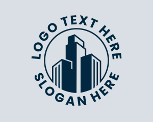 Skyscraper - Building Office Tower logo design