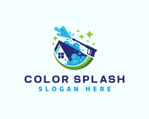 Pressure Wash Housekeeping logo design