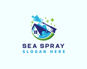 Pressure Wash Housekeeping logo design