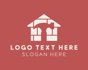 Home - Home Brick Hammer logo design