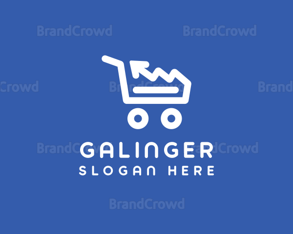 Shopping Sales Arrow Logo