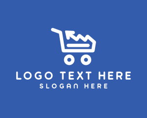 Cart - Shopping Sales Arrow logo design