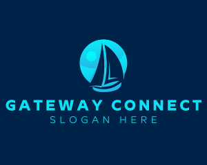 Gateway - Sea Sail Boat logo design