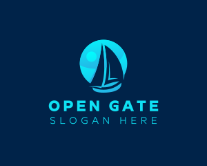 Gateway - Sea Sail Boat logo design