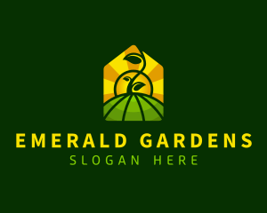 Sunny Farm Field logo design