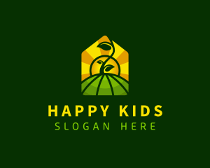 Sunny Farm Field logo design