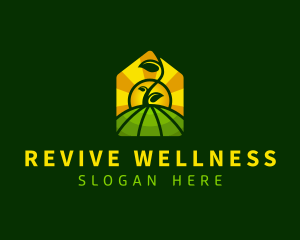 Rehabilitation - Sunny Farm Field logo design