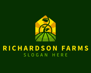 Sunny Farm Field logo design