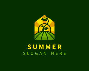 Sunny Farm Field logo design