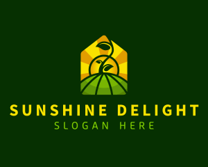 Sunny Farm Field logo design