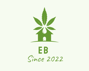 Organic - Marijuana House Oil logo design