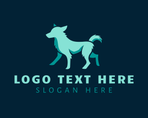 Dog Gentleman - Pet Animal Dog logo design