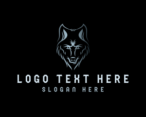 Predator - Wolf Gaming Hunter logo design