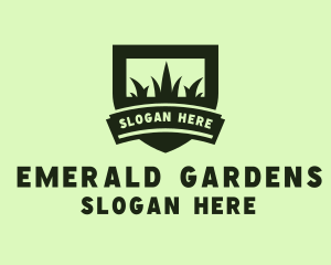 Lawn Grass Gardening  logo design