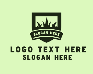 Environment - Lawn Grass Gardening logo design