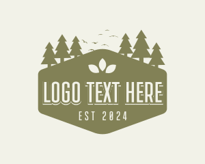 Mountain - Nature Hiking Trail logo design