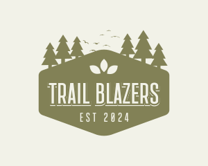 Nature Hiking Trail logo design