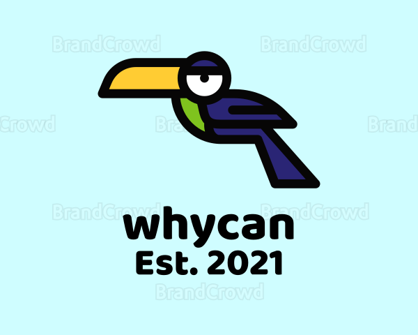 Wild Toucan Bird Logo