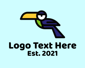 Avian - Wild Toucan Bird logo design