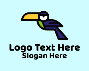 Wild Toucan Bird Logo