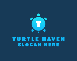 Zoo Turtle Animal logo design