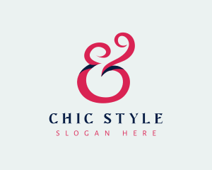 Stylish - Stylish Ampersand Calligraphy logo design
