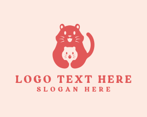 Pedigree - Cat Kitten Pet Veterinary logo design