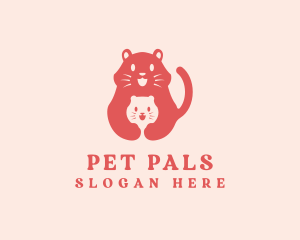 Cat Kitten Pet Veterinary  logo design