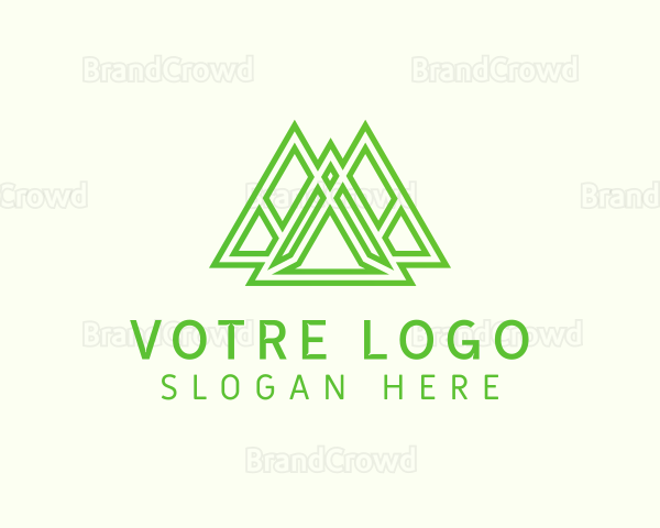 Geometric Company Outline Logo