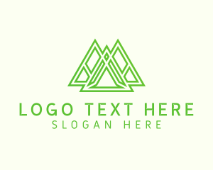 Geometric Company Outline Logo